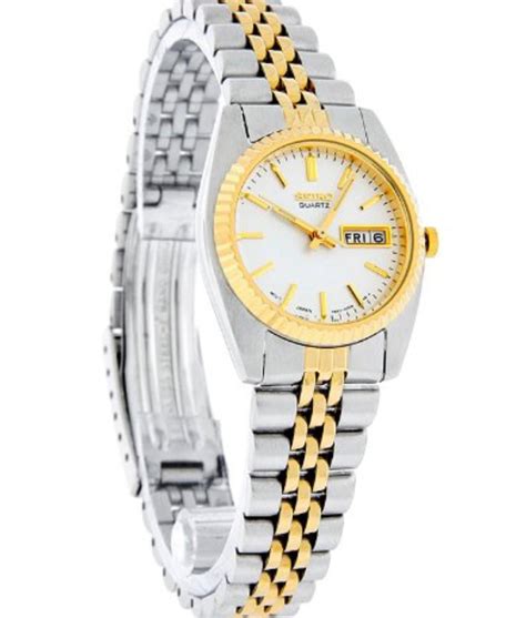 Seiko Dress White Dial Stainless Steel Ladies Watch SWZ054.